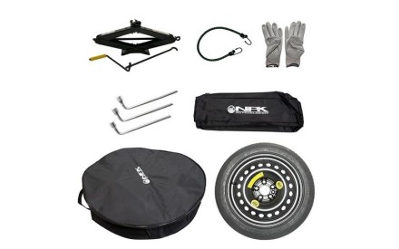 Echipare roti auto Kit-uri reparatii anvelope MAK Kit roata rezeva 155/90R17 MAK 4J17 PCD 5X112 ET0 Jack B3 Key 17
