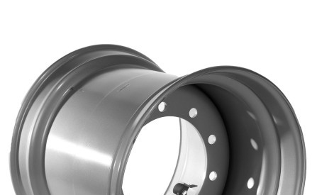 Agroindustriale Cimac 20.00x22.5 WHEEL CIMAC (A225205401) RAL 9006 SILVER 281-335-10 M22 Ø26 ET-50 AGRO-TRUCK INCL. VALVE PROTECTOR  / R22.5
